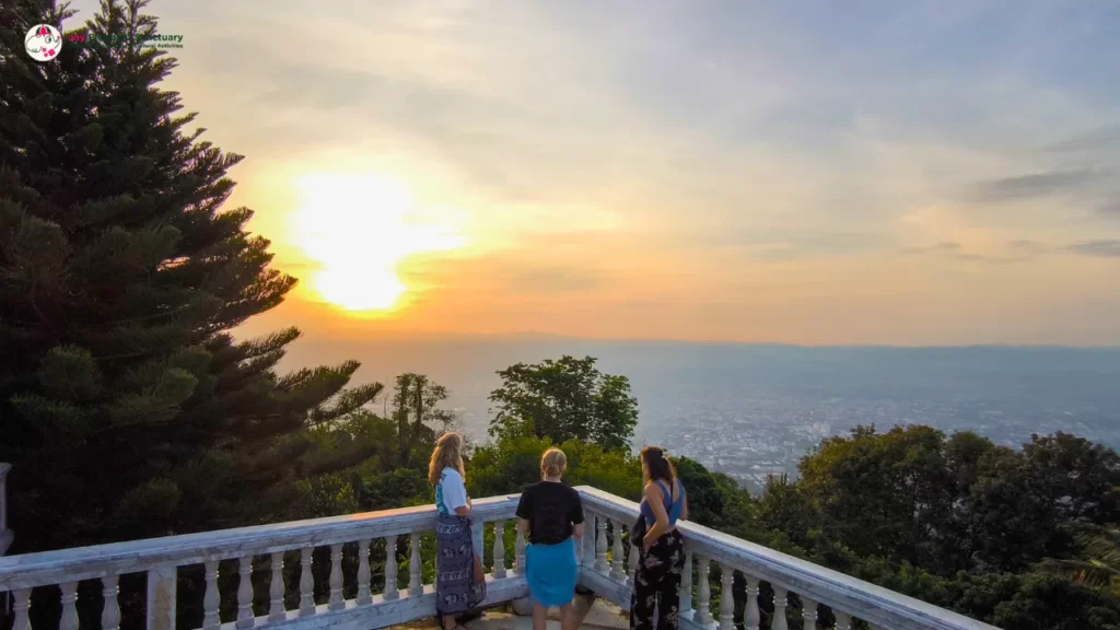 sunrise at suthep temple