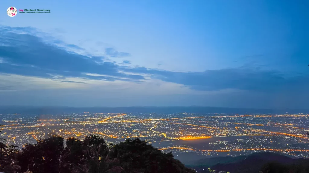 chiang mai city morning view